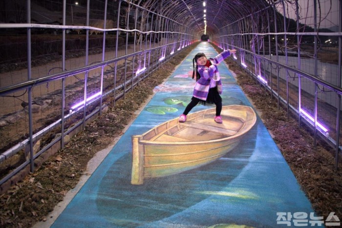 광양시 서천변 꽃 터널, 트릭아트 포토존 변신-도시재생과 1.jpg