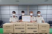 ‘신가가마솥 국밥’광양소방서에 마스크 5,000개 기탁